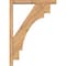Ekena Millwork Merced Block Smooth Bracket w/ Offset Brace, Western Red Cedar, 3 1/2"W x 20"D x 28"H BKT0402X20X28MRC05SWR - alternate 4